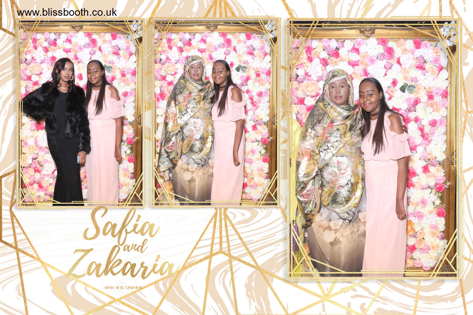 Safia & Zakaria | View more photos from the event at gallery.blissbooth.co.uk/u/BlissBooth/Safia-Zakaria